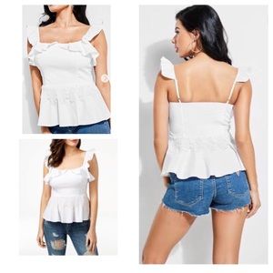 GUESS peplum top